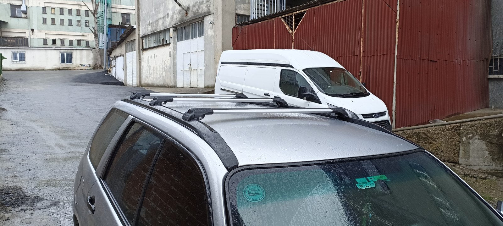 For Subaru Outback Wagon B13 Roof Rack Cross Bars Raised Rail Alu Black 2003-2009 For Subaru Outback Wagon B13 Roof Rack Cross Bars Raised Rail Alu Black 2003-2009